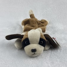 Ty Beanie Baby BERNIE St. Bernard Dog 8 1996 MWMT Retired Plush Toy 4109