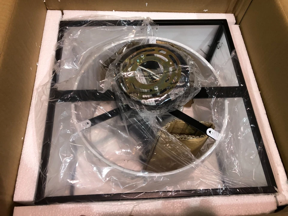 Golden Lighting Manhattan 11,625 pulgadas Montaje semi-al ras negro mate de 3 luces Foto 2 de 3