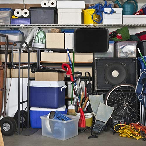 Battery Organizer Storage Case with Tester, Battery Box Holder Garage Large