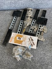 16" Sliding Hidden Door Track Set - Smooth Gliding Pocket Door Hardware (2)