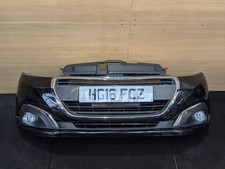 PEUGEOT 208 MK1 FL COMPLETE FRONT BUMPER BLACK KTVD