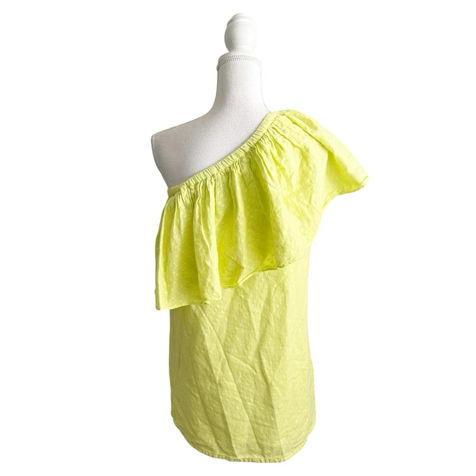 Mini Vestido Corey Lynn Calter Para Mujer Talla XS EE. UU. Volantes Resort Playa Verano Foto 2 de 4