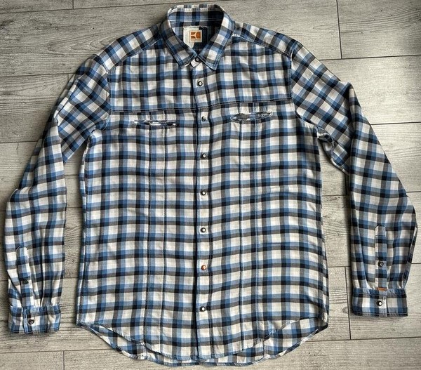 Men BOSS Orange Shirt White Cotton 40 /L / 48 #5E7A