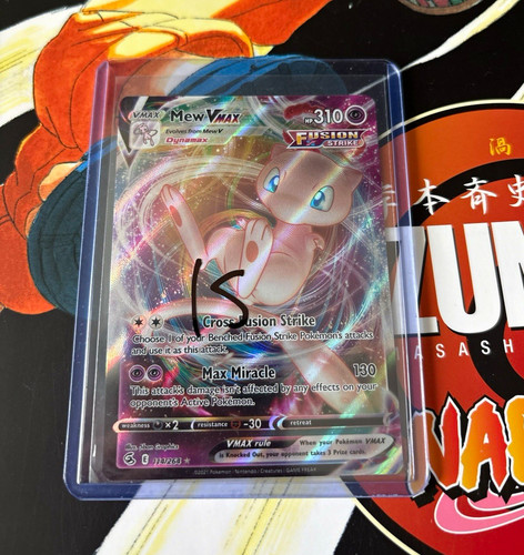 The Pokémon Company Mew VMAX 114/264 Fusion Strike Ultra Rare Full Art Holo EN