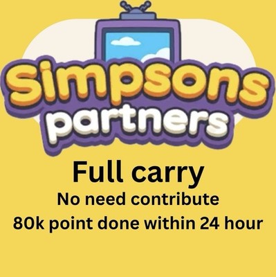 Mono_poly_Go Partner event - Full Carry 80k points - Cheap and fast - x1 slot