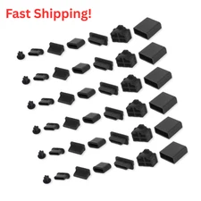 50 Pcs USB Cover Caps – Silicone Dust Plugs, Charging Port Protector Stoppers