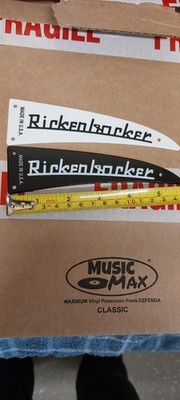 Rickenbacker Stil Gitarre Bass Truss Rod Abdeckung 1x schwarz oder weiß neu ohne Etikett NEU