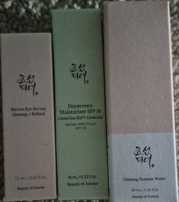 Beauty of Joseon bundle Eye Serum,Ginseng essence water and dayscreen 