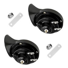 NYTKL 2 PCS Super Loud Train Horns, 12V Waterproof Snail Raging Sound Electri...