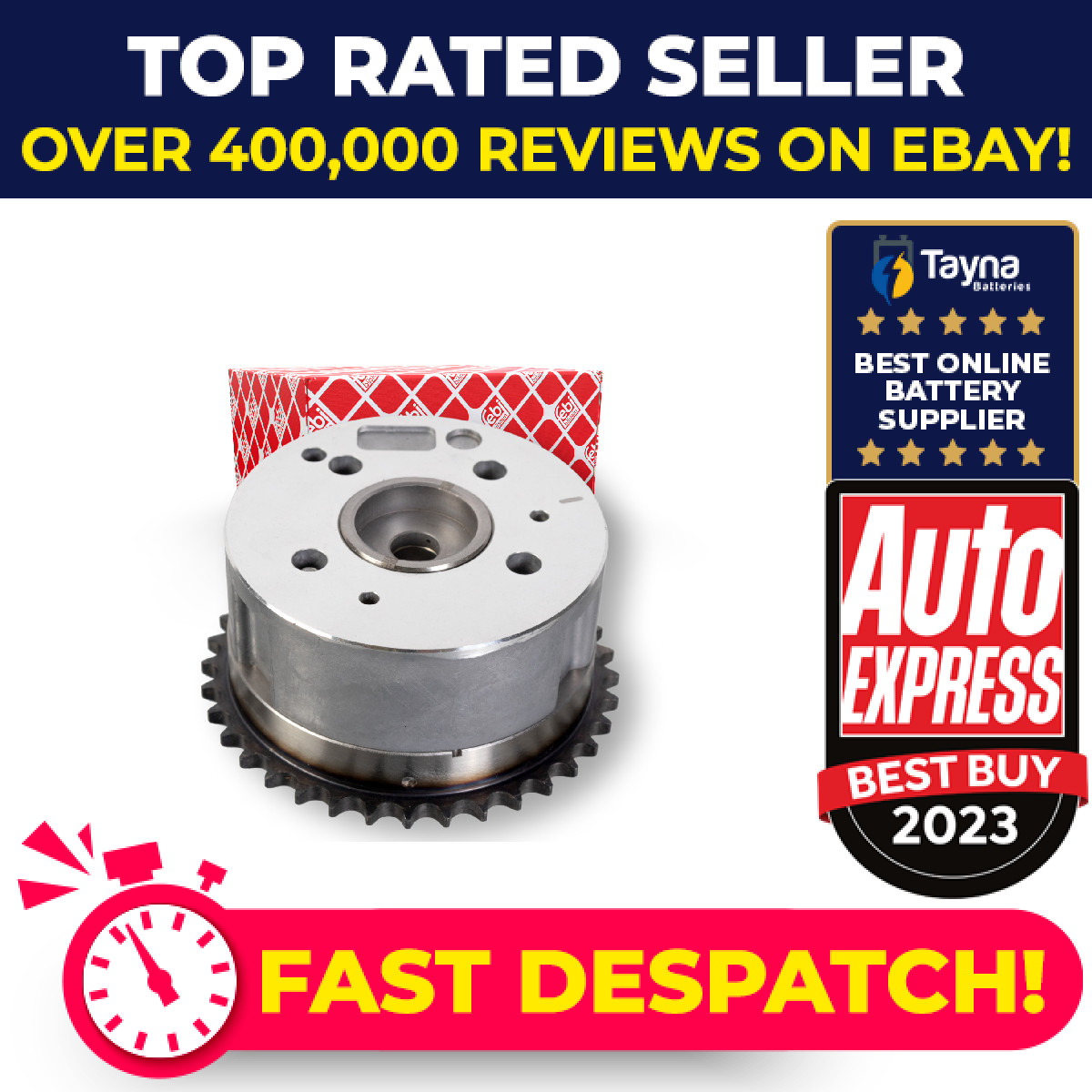 Camshaft Adjuster fits HYUNDAI i10 AC3, PA 1.0 Intake side 2011 on 2435004000