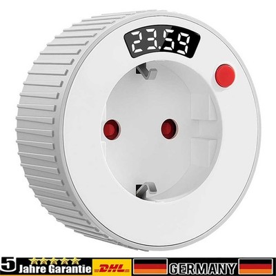 Zeitschaltuhr Timer Steckdose Zeitschalter Mechanische Schaltuhr Dauerbetrieb