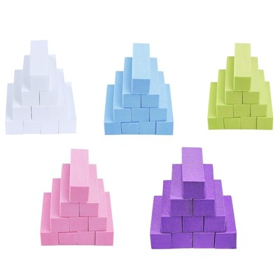 Professional Nail Buffing Blocks for Manicures Pedicure Tips 4 Sided Nail File