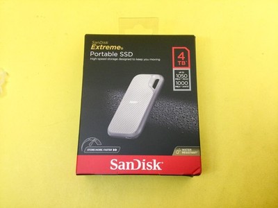 SanDisk 4TB Extreme Portable 1050MB/s USB External SSD SDSSDE51