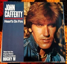 John Cafferty, Hearts On Fire ~ 1986 Scotti Brothers 45 +PS