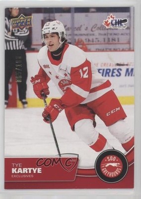2021-22 Upper Deck CHL Exclusives 65/100 Tye Kartye #182 n1u