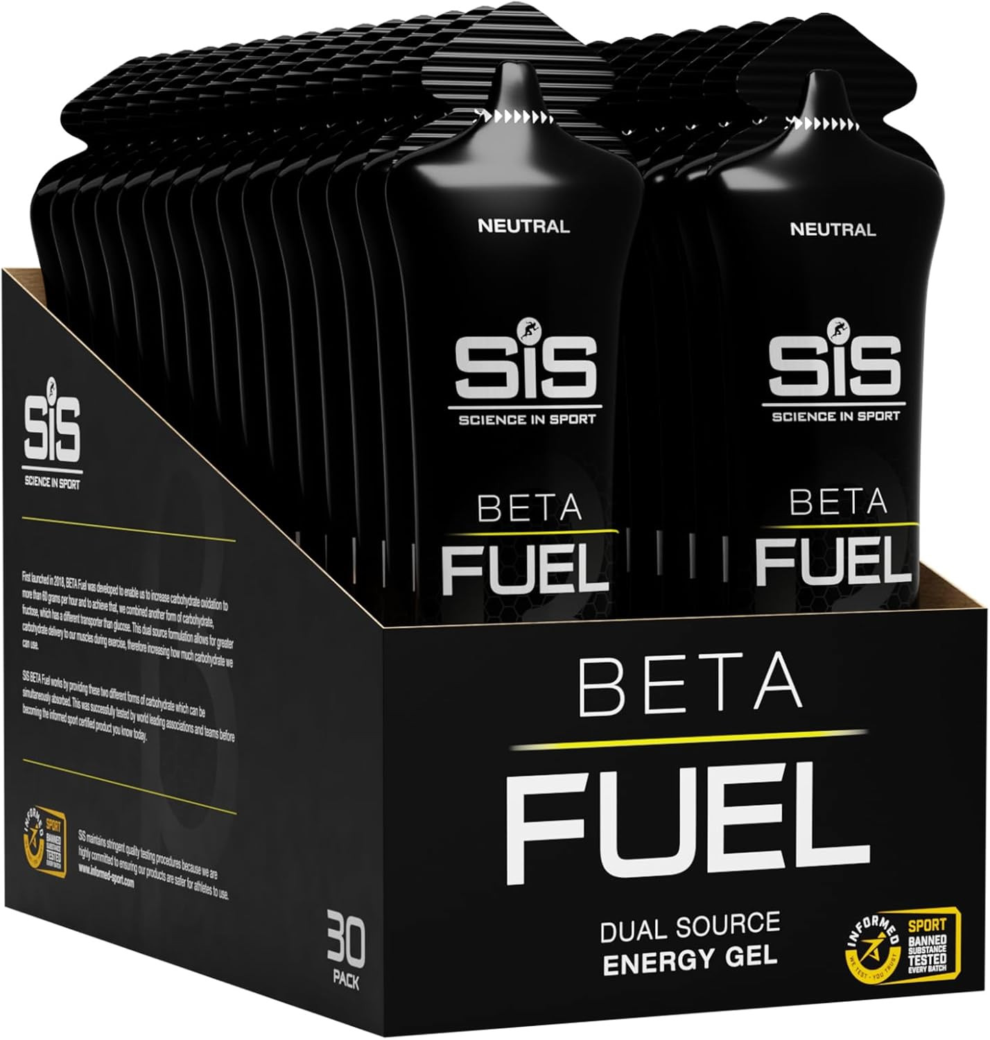 Supera i Tuoi Limiti con SIS Beta Fuel Gel 30x60ml Senza Aroma - 1