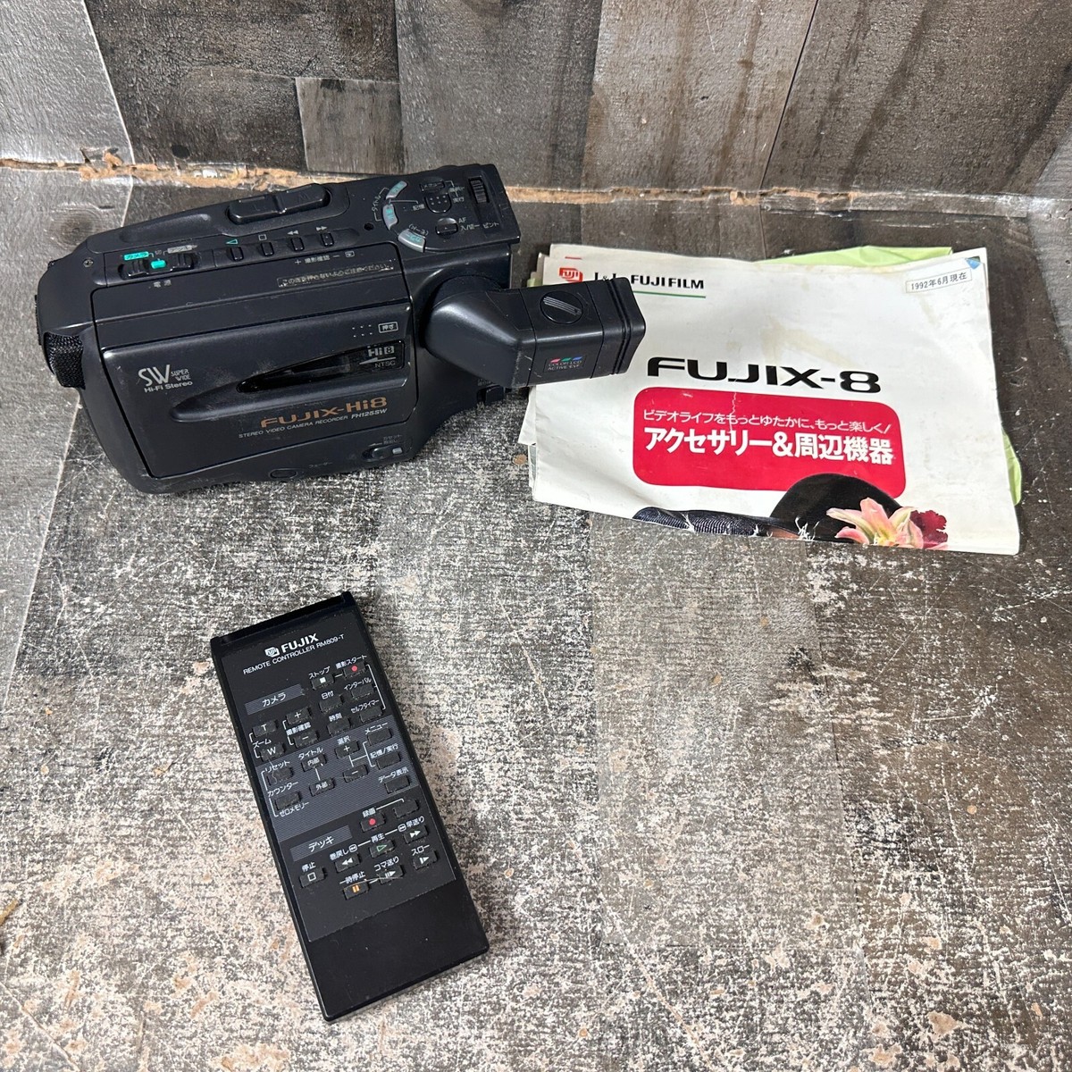 FUJIX-8 F125SW Camcorder Video Recorder -parts only - No Power or