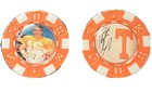 PEYTON MANNING - TENNESSEE VOLUNTEERS FOOTBALL LEGEND - *SIGNED* POKER CHIP COIN