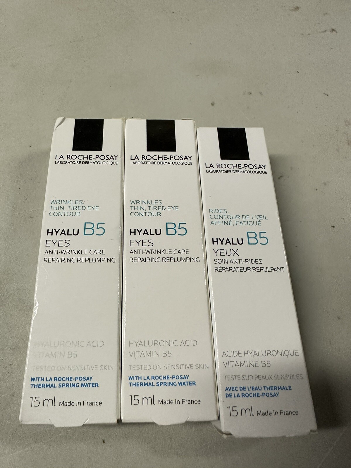 NEW La Roche-Posay Hyalu B5 Eye Cream for Wrinkles and Tired Eyes 15 ml EXP 2026