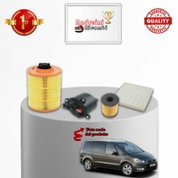 Set Service 4 Filter Ford Galaxy II 2.2 Tdci 147KW 200CV Von 2010->