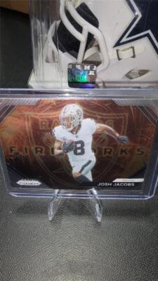 2023 PANINI PRIZM FIREWORKS #F-17 JOSH JACOBS LAS VEGAS RAIDERS