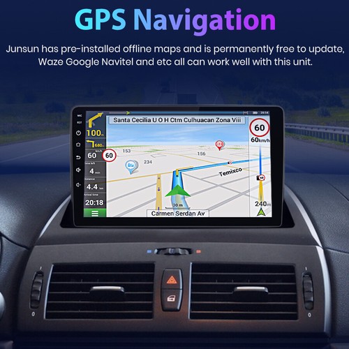 2+64G Android 14 Apple CarPlay For BMW X3 2004-2012 Car Stereo Radio GPS WIFI BT - Foto 2 di 11
