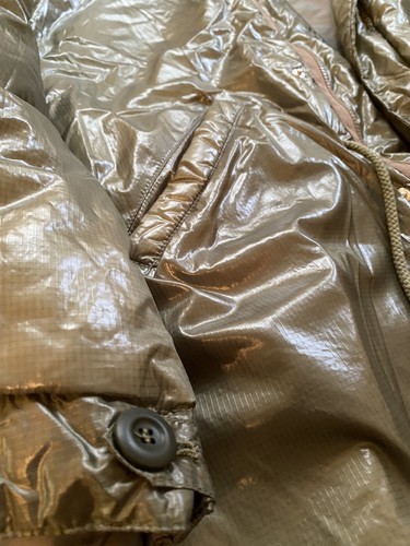 YEEZY Staffel 5 olivfarbene Kunstfelljacke Parka mit abnehmbarer Kapuze Made Italy KLEIN - Bild 4 von 6