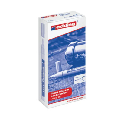 Edding 751 feinweißer Kugelspitze Farbmarker (10er Pack) kostenloser 24-Stunden-Versand