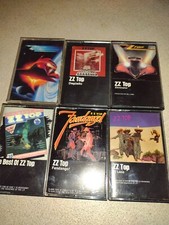 Lot Of 6 ZZ Top Cassettes
