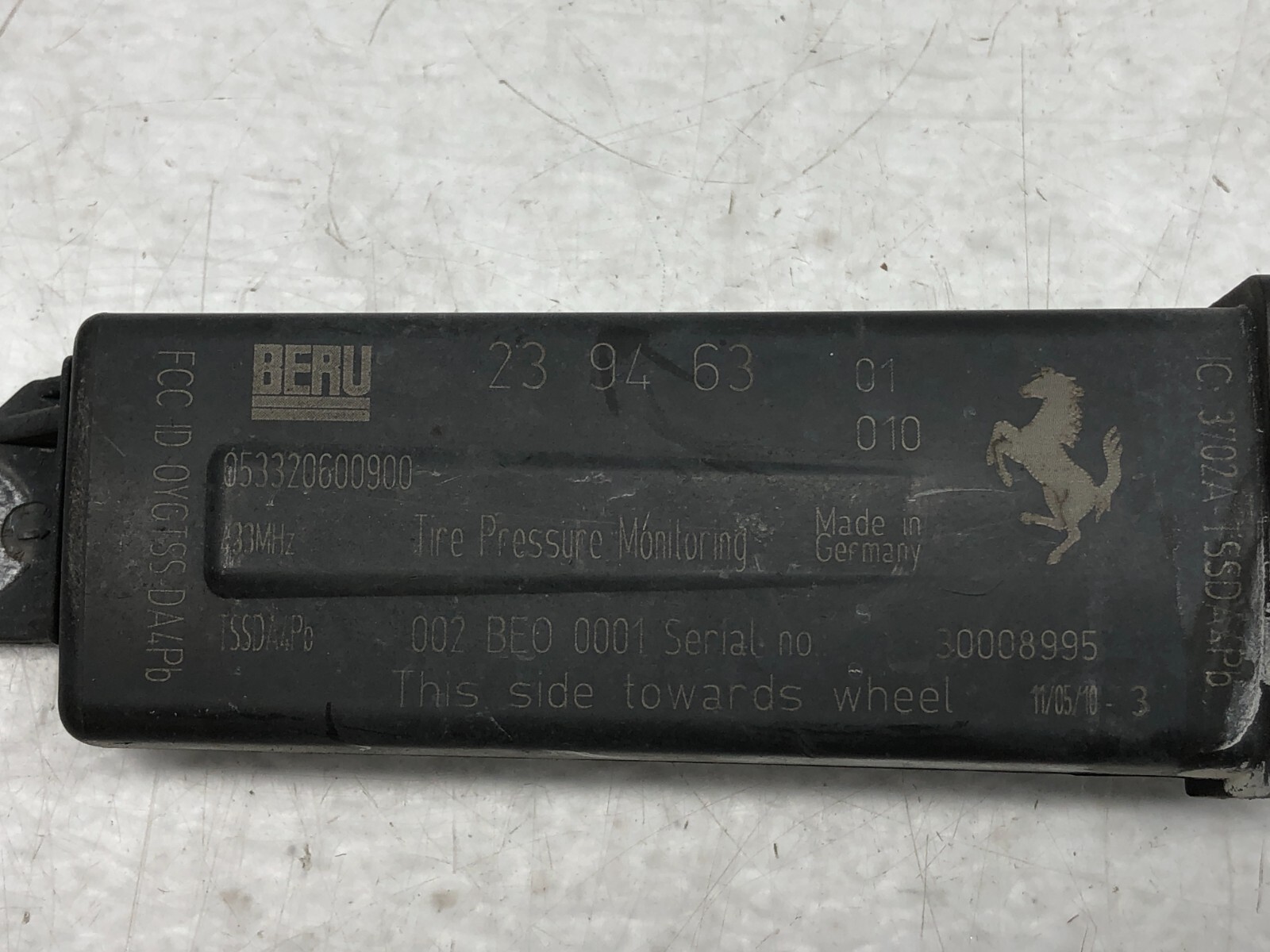 2008-2019 MASERATI GRANTURISMO S M145 TIRE PRESSURE MONITOR SENSOR OEM