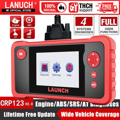 2024 LAUNCH CRP123 V2.0 Profi Auto Diagnosegerät KFZ OBD2 EOBD Scanner ABS SRS