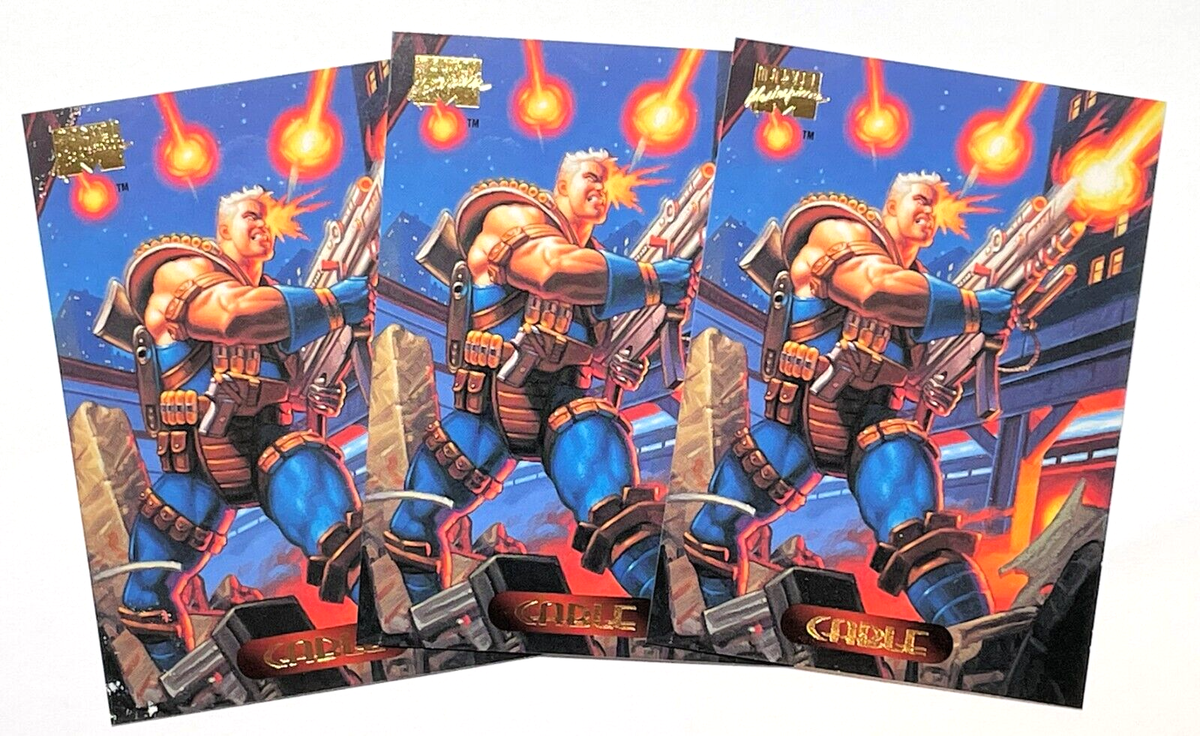 CABLE (1) Promo Card from 1994 Marvel Masterpieces | eBay