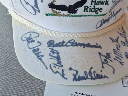 1970'S MULTI-SIGNED CAP 12 AUTOS: BLAIR OLIVER & 10 MORE JSA FULL LETTER #4465 - Picture 5 of 12