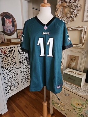 Women's Philadelphia Eagles NFL Nike Onfield Jersey #11 Carson