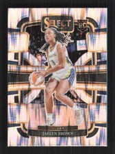 Jaelyn Brown 2024 Panini Select WNBA Silver Flash Prizms Dallas Wings #4