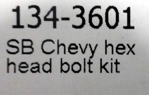 ARP 134-3601 Chevy Small Block Cylinder Hex Head Bolt Kit 6 point Chevy SBC 350 - Picture 2 of 2