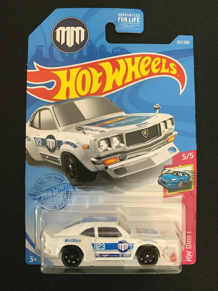 Hot Wheels 2021 Mazda RX-3 Mad Mike Whiddett Drift NIB
