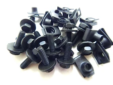 5/16 - 18 X 1 " BODY BOLTS WITH LOOSE WASHERS  &  U  NUTS