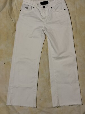 John Richmond Damen Hose Jeanshose Weiß Gr.It 41,US27,EU,37 Sehr Gut