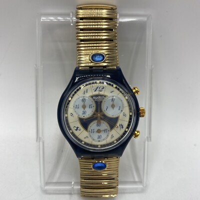 スウォッチ Swatch 1994年クロノ VOLUPTE 品番SCM104 Brand New 1994 SWATCH CHRONO Volupte watch SCM104 Fall