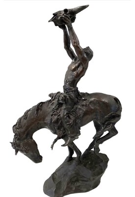 Buck McCain Sculpture “Prayer To The Healing Spirit” 1988 | eBay
