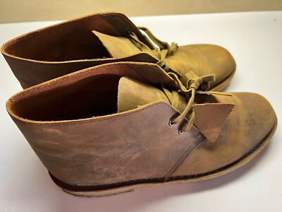 CLARKS ORIGINALS Wallabee Boot Boots Leather Brown Beeswax Size