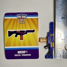 NERF Delta Trooper Checklist Sticker for Worlds Smallest Micro Toy Box Series 1
