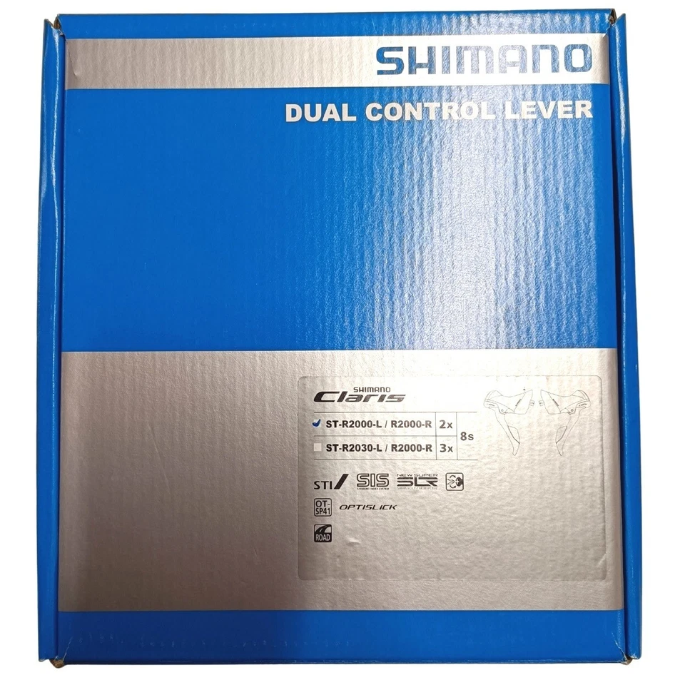 Shimano ST-R2000 Claris Dual Control Shift Lever Set - 2 x 8 Speed - Double - Image 4 of 4