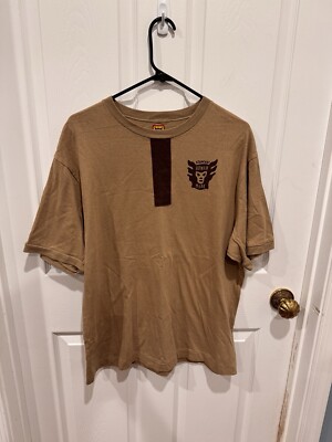 Human Made Mens STRMCWBY Brown Tee Size XL