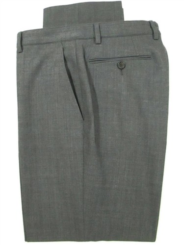 John Varvatos, John Varvatos Womens Charcoal Flat Front Dress Pants size 48 33x30.5