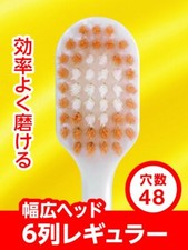 Ebisu Premium Care Toothbrush 6 rows regular Set of 3 pairs color random NEW