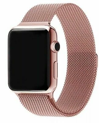 Banda de Oro Rosa Acero Inoxidable Apple Relojes inteligentes