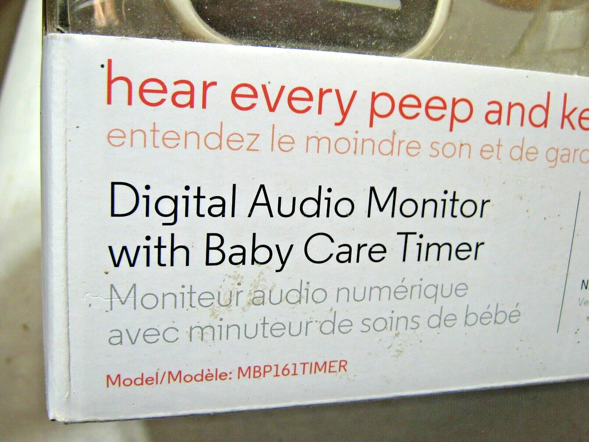 Motorola mbp161timer digital audio baby hotsell monitor with baby care timer