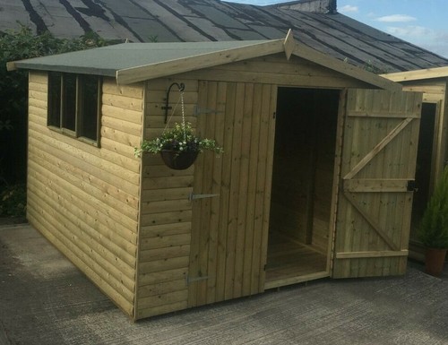 12X8 TANALISED TIMBER HEAVY DUTY WORKSHOP SHED 12X8 - Picture 5 of 12